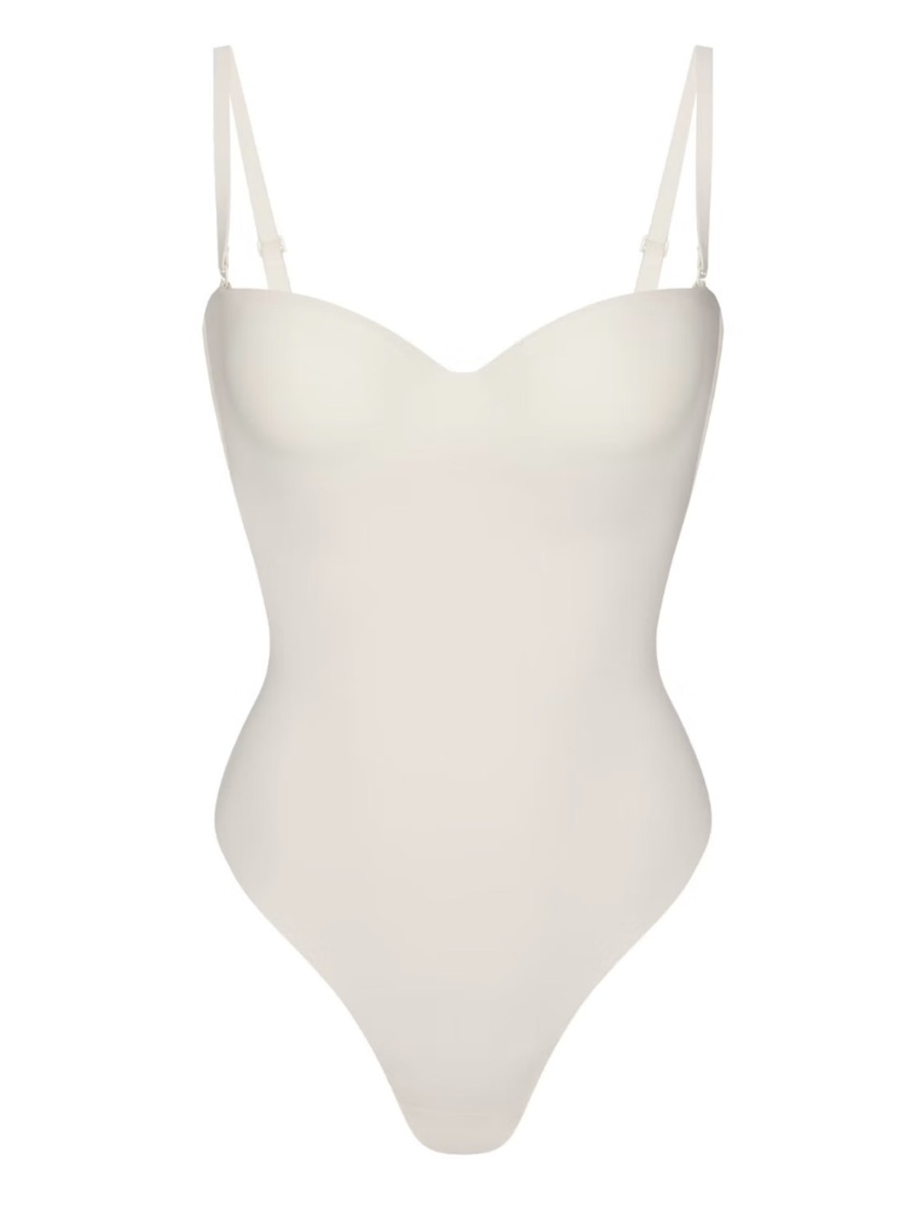 SKIMS Seamless Sculpt Bodysuit in Soft Ivory